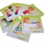 Leesmatrix dobbelsteen kaartjes