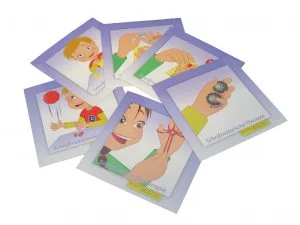 Schrijfmotorische Therapie dobbelsteen kaartjes