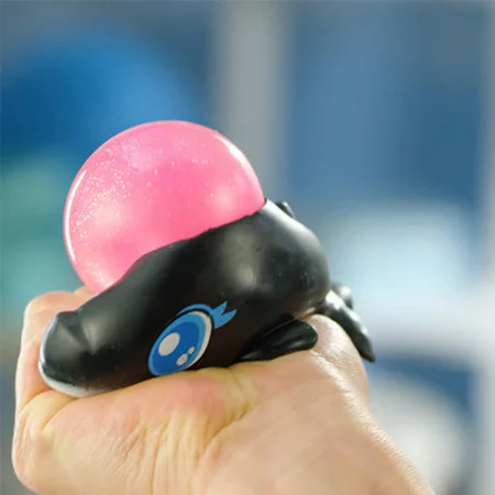 Squeeze stressbal vis