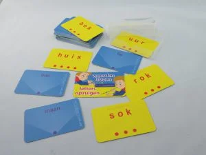 Spel woorden blazen & letters opzuigen